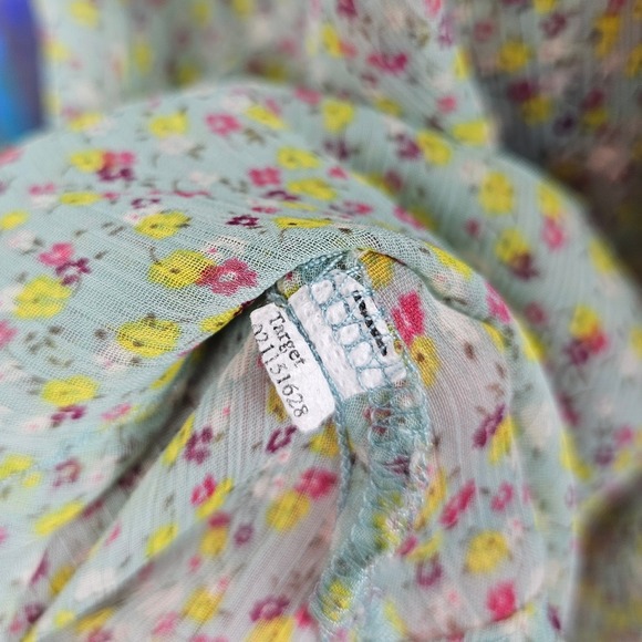 Target Reversible Floral Tank Top Womens Multicolor Sleeveless Blouse Boho - Picture 12 of 12